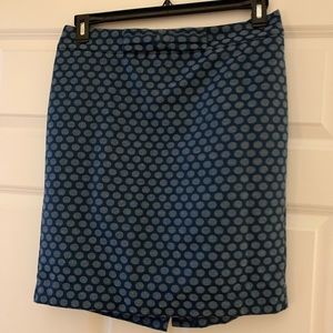 Ann Taylor Loft polka dot skirt